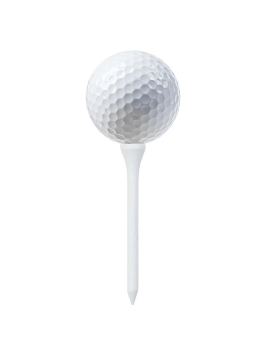 Golfová týčka 1 000 ks bílá 54 mm bambus