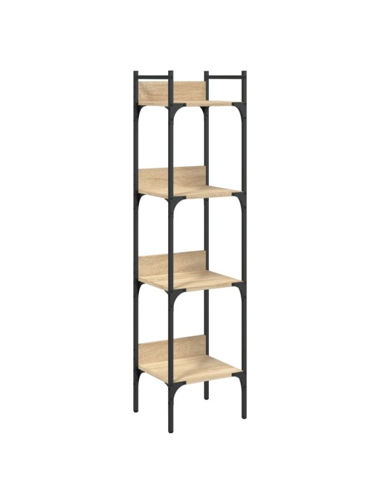 Knihovna se 4 policemi dub sonoma 35 x 30 x 138,5 cm kompozit