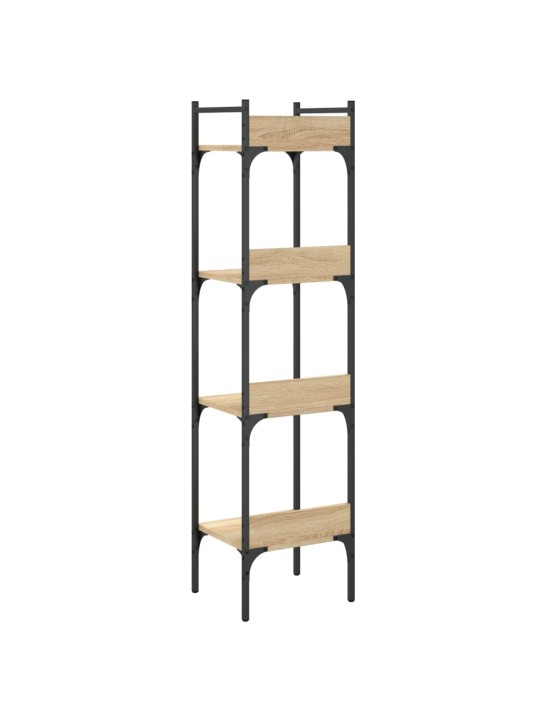 Knihovna se 4 policemi dub sonoma 35 x 30 x 138,5 cm kompozit