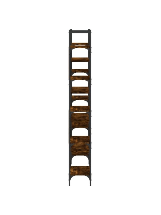 Knihovna kouřový dub 155,5 x 24 x 166,5 cm kompozitní dřevo