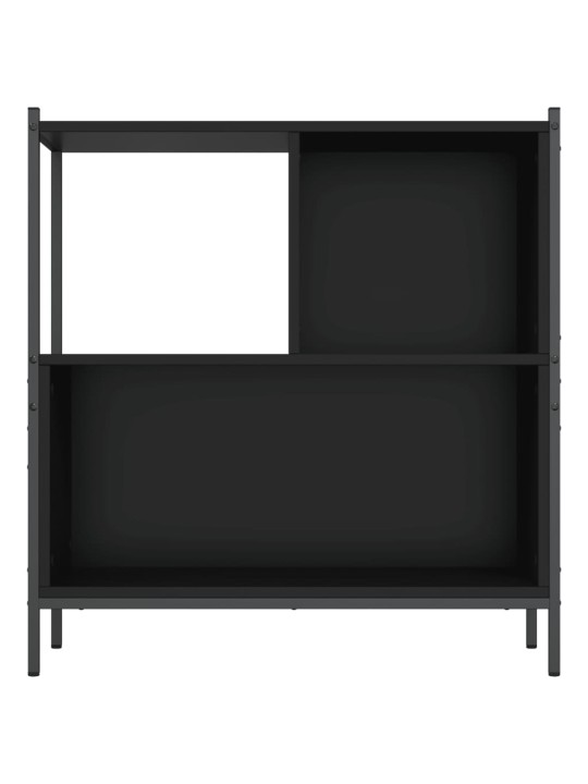 Knihovna černá 72 x 28 x 77,5 cm kompozitní dřevo