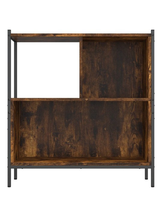 Knihovna kouřový dub 72 x 28 x 77,5 cm kompozitní dřevo