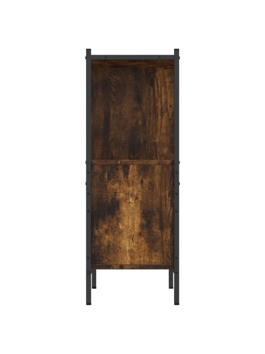 Knihovna kouřový dub 72 x 28 x 77,5 cm kompozitní dřevo