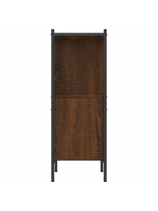 Knihovna hnědý dub 72 x 28 x 77,5 cm kompozitní dřevo