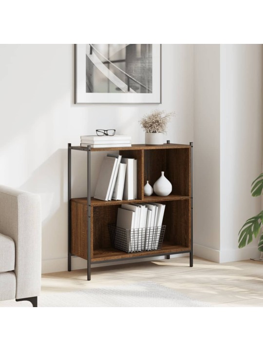 Knihovna hnědý dub 72 x 28 x 77,5 cm kompozitní dřevo