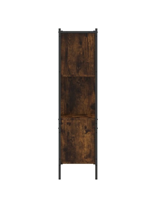 Knihovna kouřový dub 72 x 28 x 109 cm kompozitní dřevo