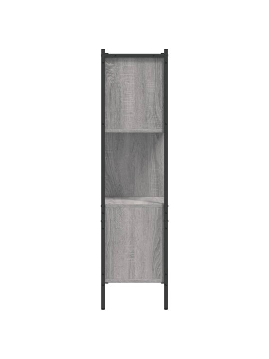 Knihovna šedá sonoma 72 x 28 x 109 cm kompozitní dřevo