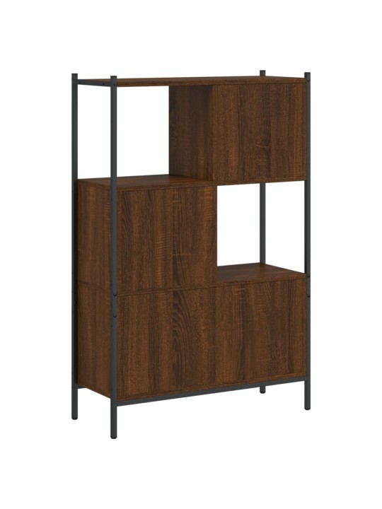 Knihovna hnědý dub 72 x 28 x 109 cm kompozitní dřevo