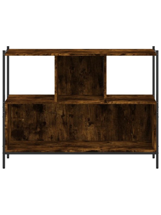 Knihovna kouřový dub 102 x 28 x 77,5 cm kompozitní dřevo