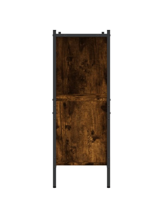 Knihovna kouřový dub 102 x 28 x 77,5 cm kompozitní dřevo