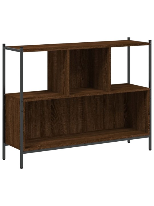 Knihovna hnědý dub 102 x 28 x 77,5 cm kompozitní dřevo