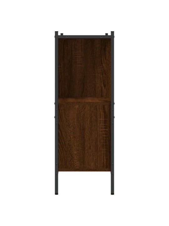 Knihovna hnědý dub 102 x 28 x 77,5 cm kompozitní dřevo