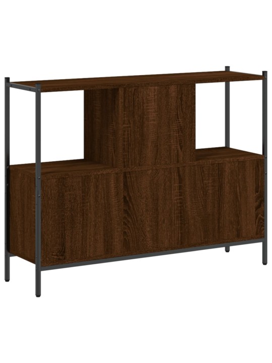 Knihovna hnědý dub 102 x 28 x 77,5 cm kompozitní dřevo