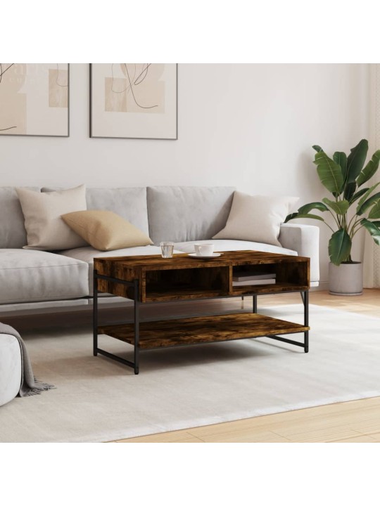 Konferenční stolek kouřový dub 90 x 50 x 45 cm kompozitní dřevo