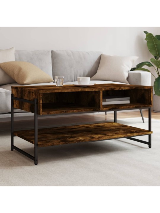 Konferenční stolek kouřový dub 90 x 50 x 45 cm kompozitní dřevo