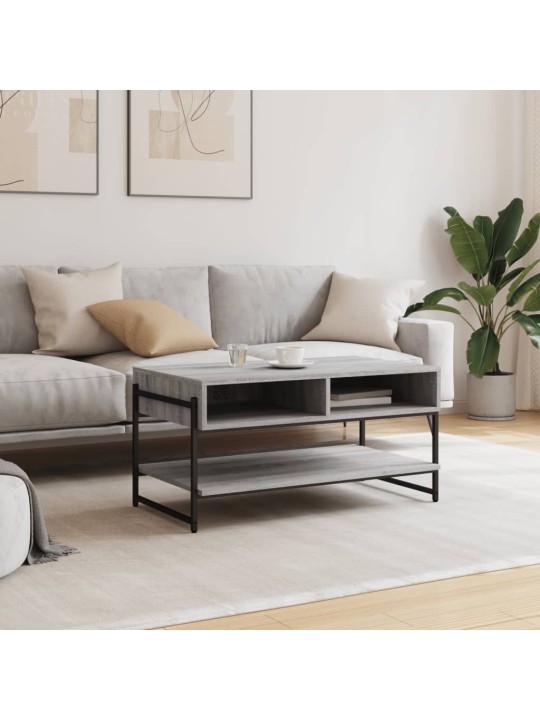 Konferenční stolek šedý sonoma 90 x 50 x 45 cm kompozitní dřevo