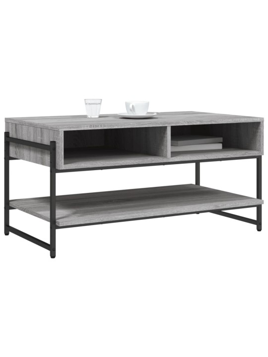 Konferenční stolek šedý sonoma 90 x 50 x 45 cm kompozitní dřevo