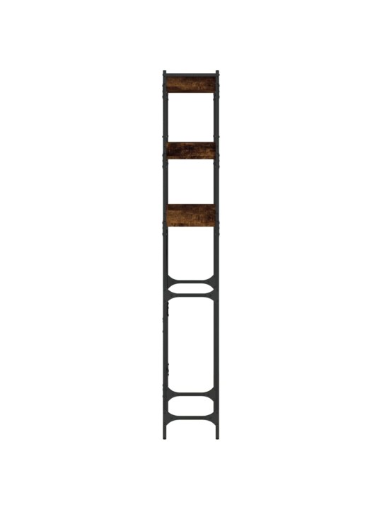 Regál nad pračku kouřový dub 67 x 25 x 163 cm kompozitní dřevo