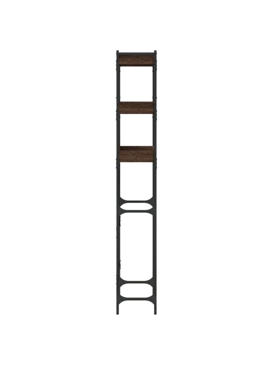Regál nad pračku hnědý dub 67 x 25 x 163 cm kompozitní dřevo