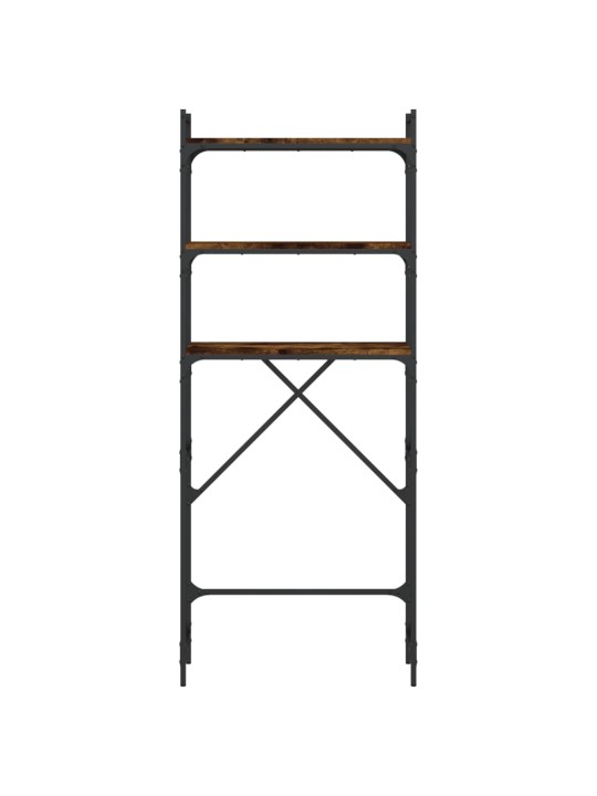Regál nad pračku kouřový dub 67 x 25 x 163 cm kompozitní dřevo