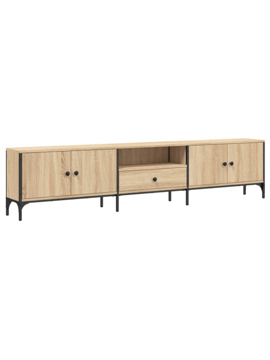 TV skříňka se zásuvkou dub sonoma 200x25x44 cm kompozitní dřevo