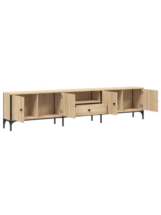 TV skříňka se zásuvkou dub sonoma 200x25x44 cm kompozitní dřevo