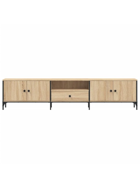 TV skříňka se zásuvkou dub sonoma 200x25x44 cm kompozitní dřevo