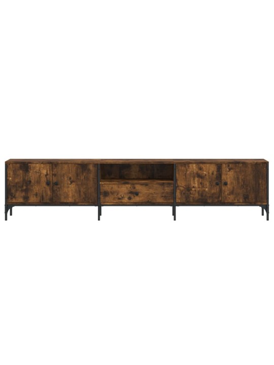 TV skříňka se zásuvkou kouřový dub 200x25x44cm kompozitní dřevo