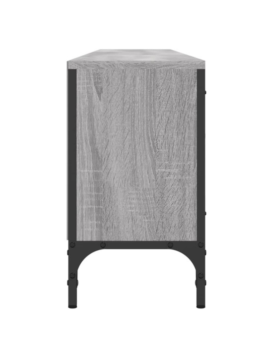 TV skříňka se zásuvkou šedá sonoma 200x25x44cm kompozitní dřevo