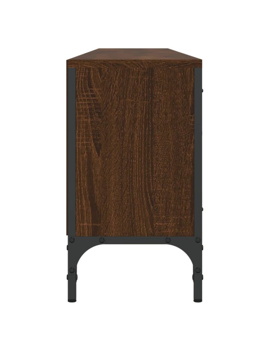 TV skříňka se zásuvkou hnědý dub 200x25x44 cm kompozitní dřevo