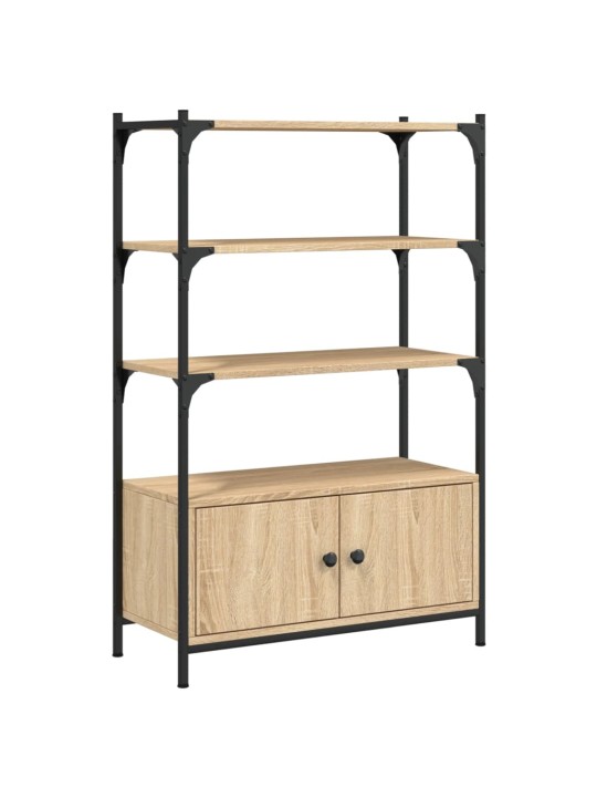 Knihovna se 3 policemi dub sonoma 70 x 30 x 109,5 cm kompozit