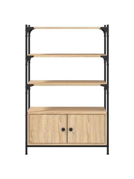 Knihovna se 3 policemi dub sonoma 70 x 30 x 109,5 cm kompozit