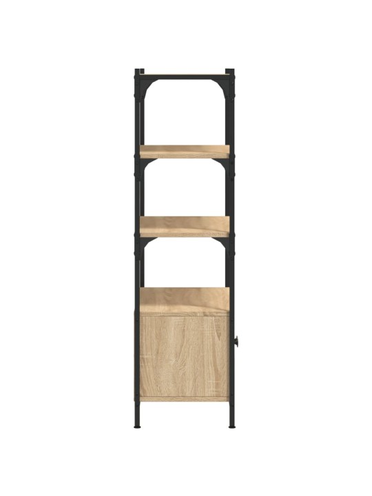 Knihovna se 3 policemi dub sonoma 70 x 30 x 109,5 cm kompozit