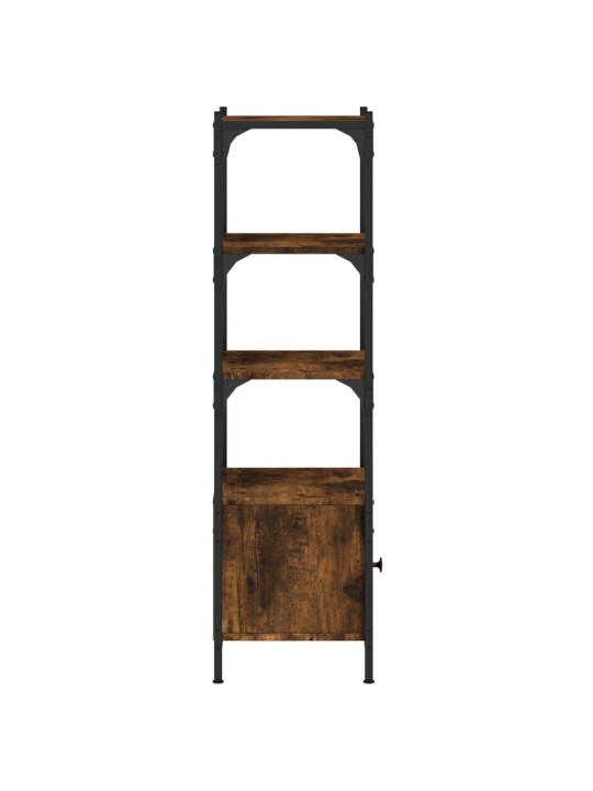 Knihovna se 3 policemi kouřový dub 41 x 30 x 109,5 cm kompozit