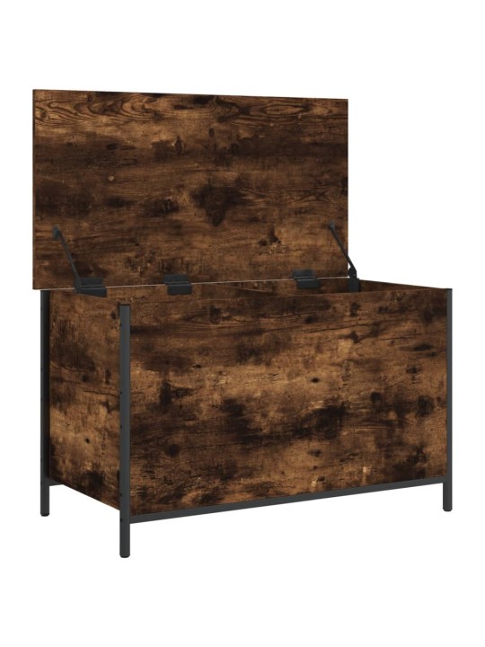 Úložná lavice kouřový dub 80 x 42,5 x 50 cm kompozitní dřevo