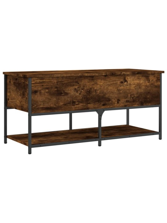 Úložná lavice kouřový dub 100 x 42,5 x 47 cm kompozitní dřevo
