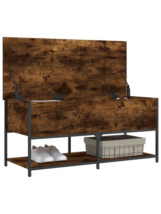 Úložná lavice kouřový dub 100 x 42,5 x 47 cm kompozitní dřevo