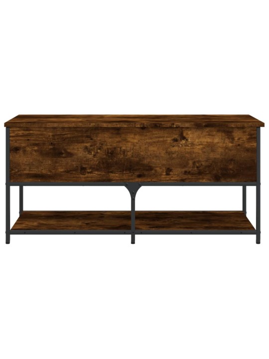 Úložná lavice kouřový dub 100 x 42,5 x 47 cm kompozitní dřevo