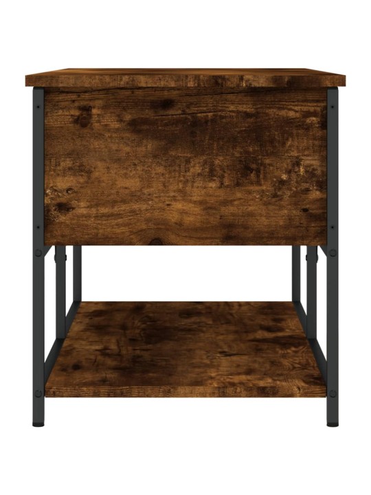 Úložná lavice kouřový dub 100 x 42,5 x 47 cm kompozitní dřevo