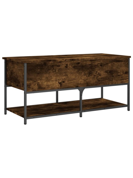 Úložná lavice kouřový dub 100 x 42,5 x 47 cm kompozitní dřevo