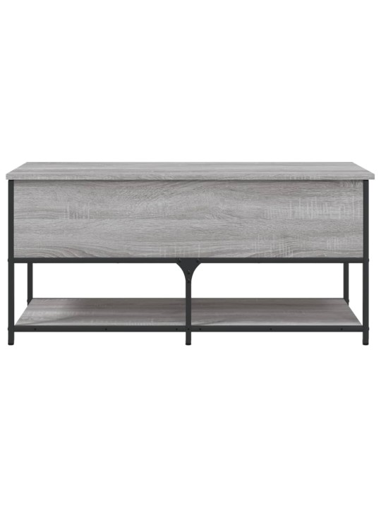 Úložná lavice šedá sonoma 100 x 42,5 x 47 cm kompozitní dřevo