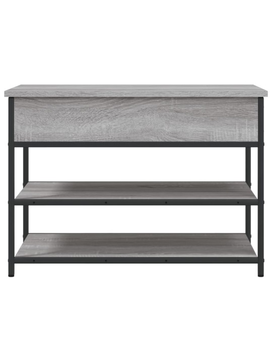 Lavice s botníkem šedá sonoma 70x42,5x50 cm kompozitní dřevo