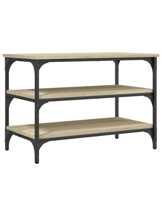 Lavice s botníkem dub sonoma 70 x 38,5 x 49 cm kompozitní dřevo