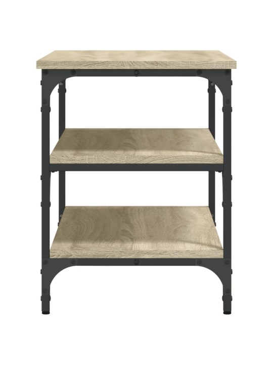 Lavice s botníkem dub sonoma 70 x 38,5 x 49 cm kompozitní dřevo