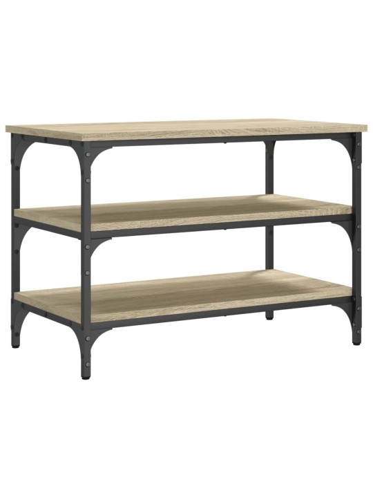 Lavice s botníkem dub sonoma 70 x 38,5 x 49 cm kompozitní dřevo
