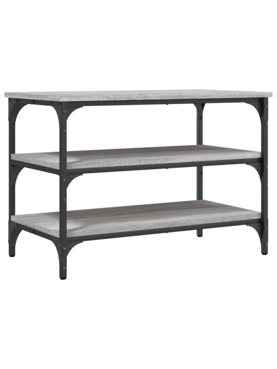 Lavice s botníkem šedá sonoma 70x38,5x49 cm kompozitní dřevo