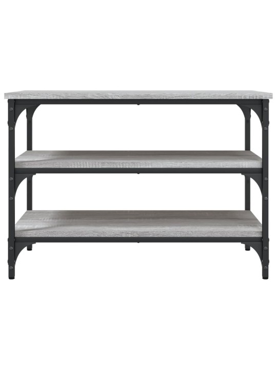 Lavice s botníkem šedá sonoma 70x38,5x49 cm kompozitní dřevo