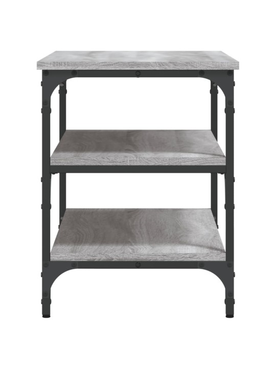 Lavice s botníkem šedá sonoma 70x38,5x49 cm kompozitní dřevo