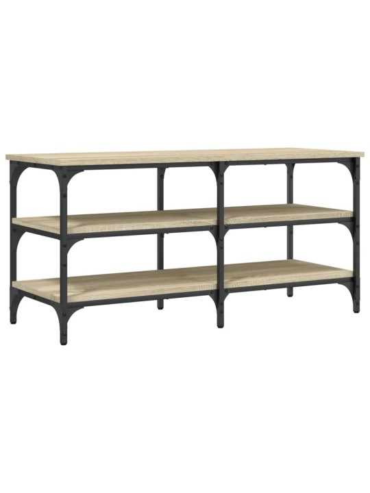 Lavice s botníkem dub sonoma 100x38,5x49 cm kompozitní dřevo