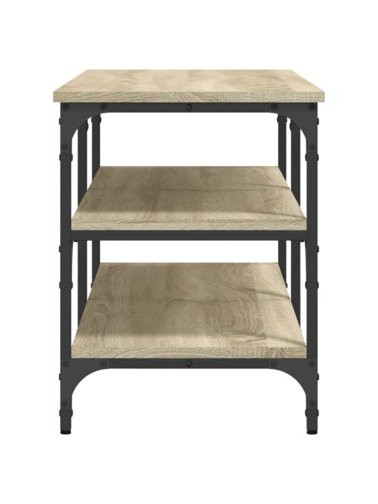 Lavice s botníkem dub sonoma 100x38,5x49 cm kompozitní dřevo